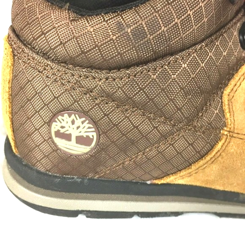 Timberland Suede Kids Youth Shoes size 3 Tan Brown Boots - Picture 10 of 11